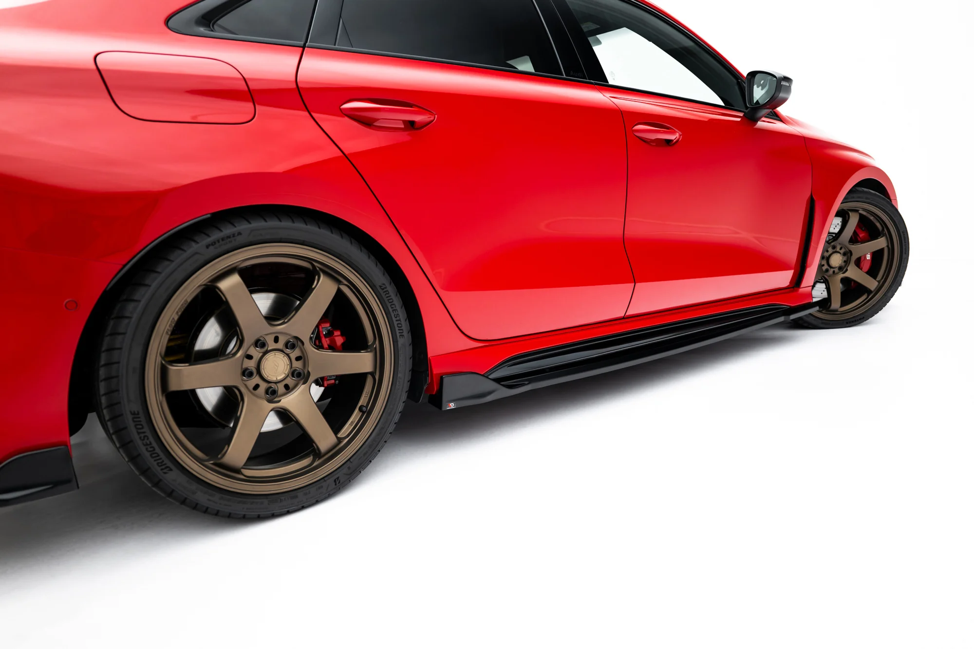 Side Skirts Diffusers V.2 Audi RS3 Sedan 8Y / 8Y Facelift - Image 3
