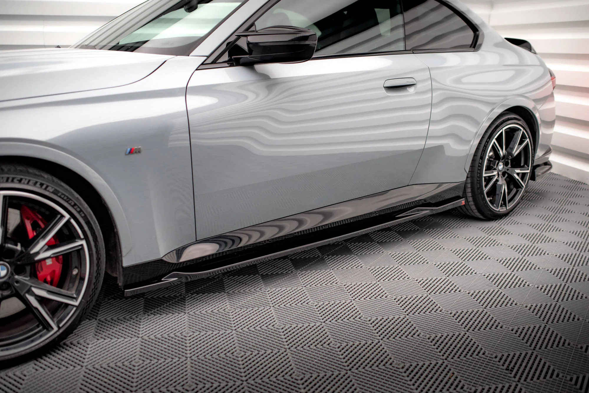 SIDE SKIRTS DIFFUSERS V.2 BMW 2 COUPE M-PACK / M240I G42 - Image 3