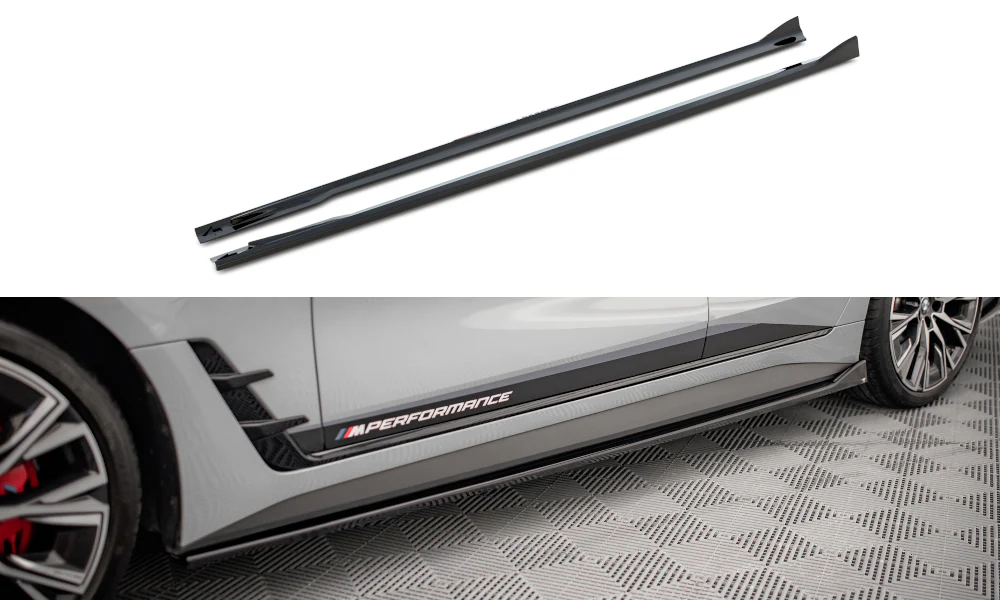 SIDE SKIRTS DIFFUSERS V.2 BMW 4 GRAN COUPE M-PACK G26