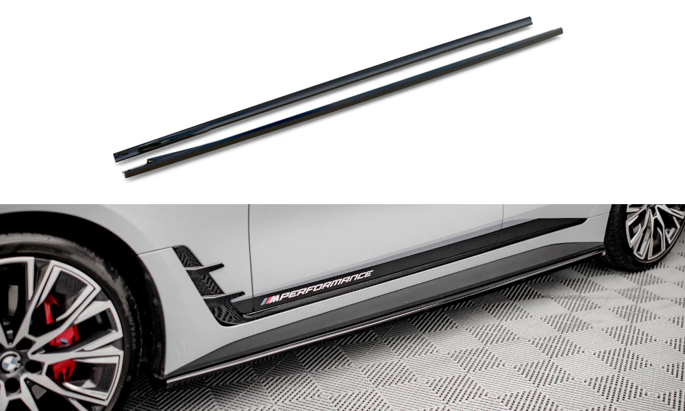 SIDE SKIRTS DIFFUSERS V.2 BMW I4 M-PACK G26