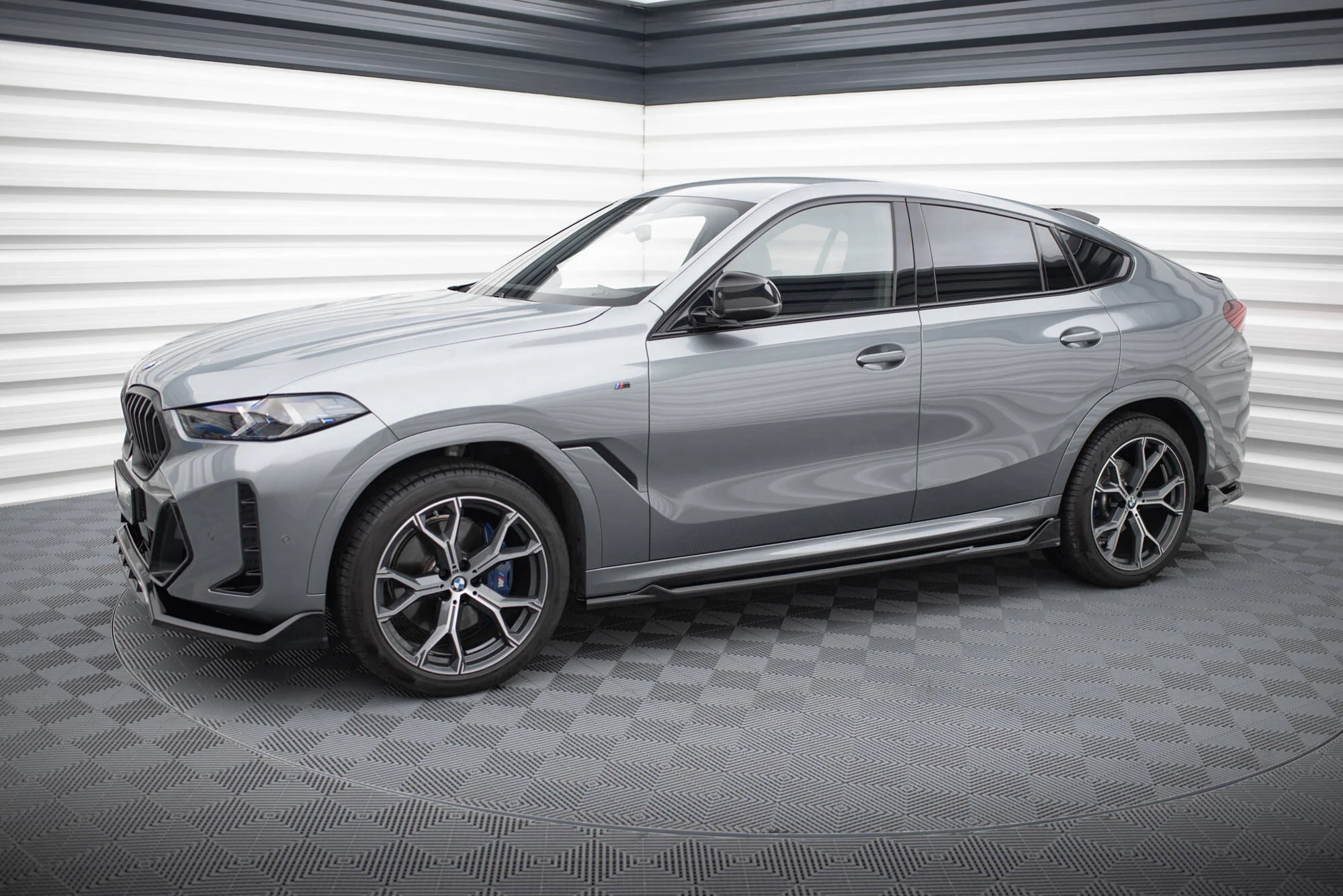 SIDE SKIRTS DIFFUSERS V.2 BMW X6 M-PACK G06 FACELIFT - Image 2
