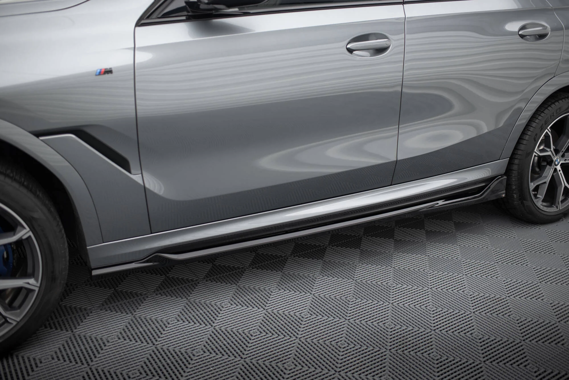 SIDE SKIRTS DIFFUSERS V.2 BMW X6 M-PACK G06 FACELIFT - Image 3