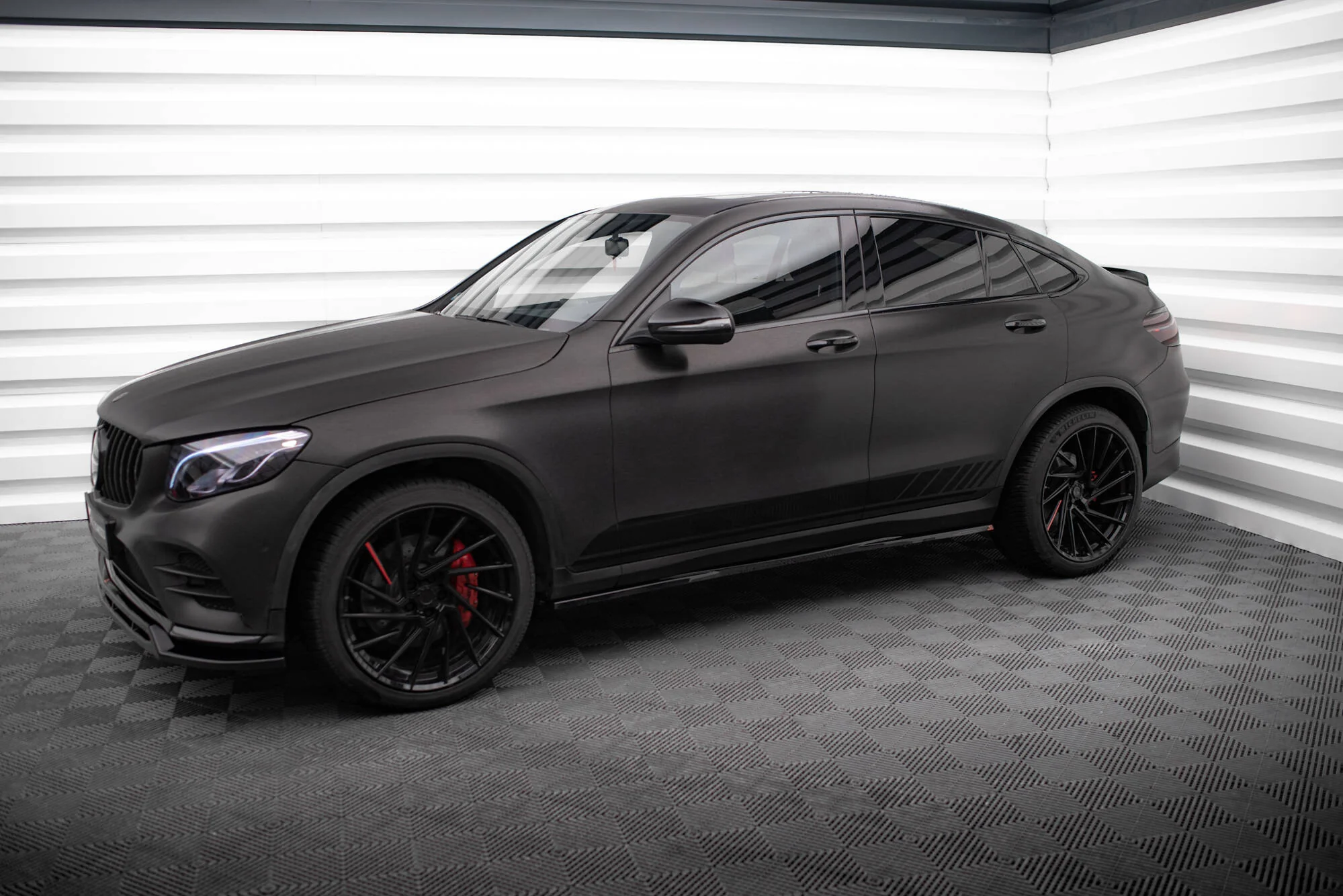 SIDE SKIRTS DIFFUSERS V.2 MERCEDES-BENZ GLC COUPE AMG-LINE C253 - Image 2