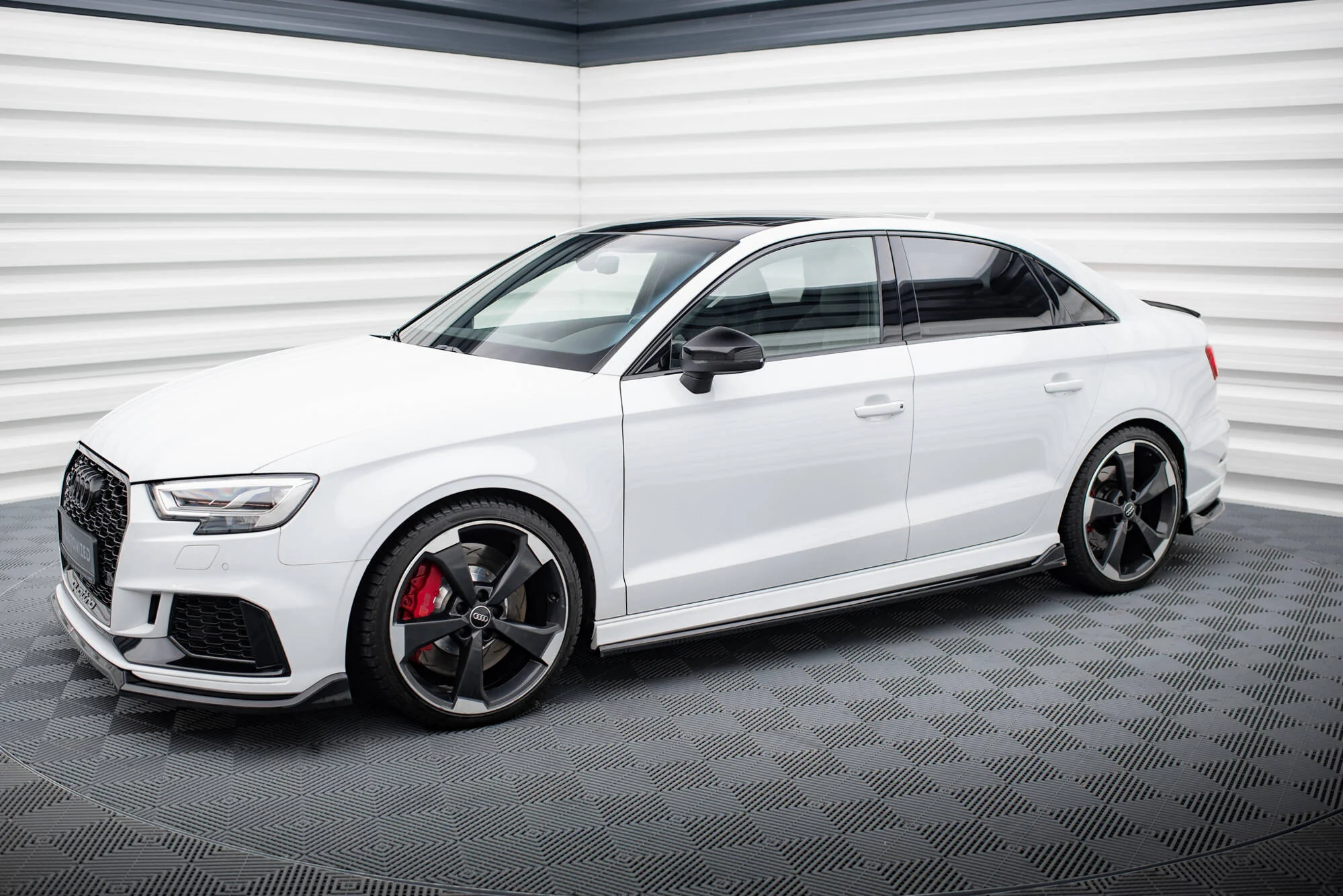 SIDE SKIRTS DIFFUSERS V.3 AUDI RS3 SEDAN 8V FACELIFT - Image 2