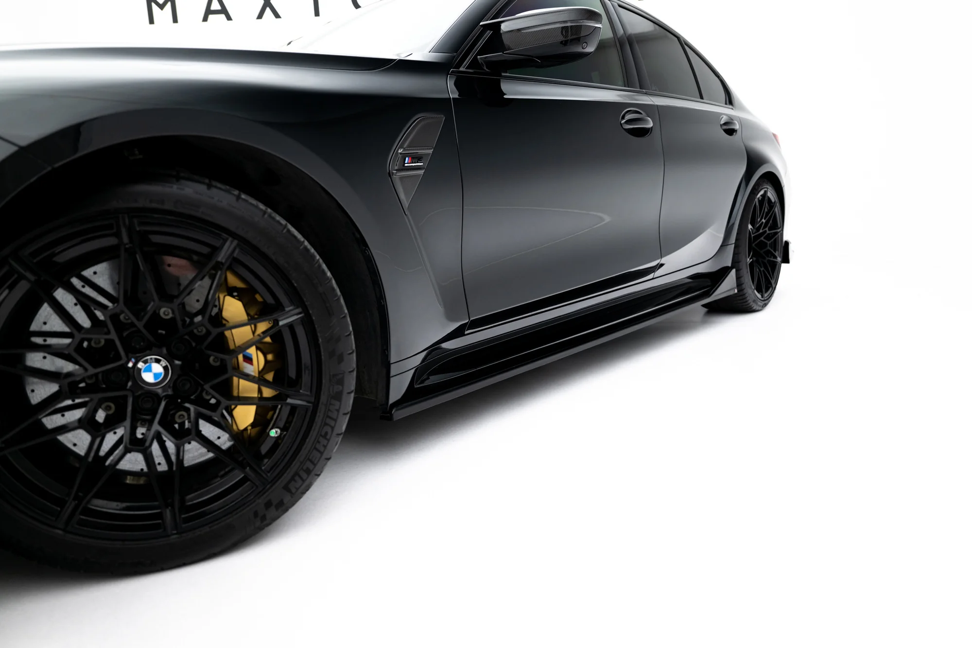 Side Skirts Diffusers V.3 CSL Look BMW M3 Sedan / Touring G80 / G81 - Image 2
