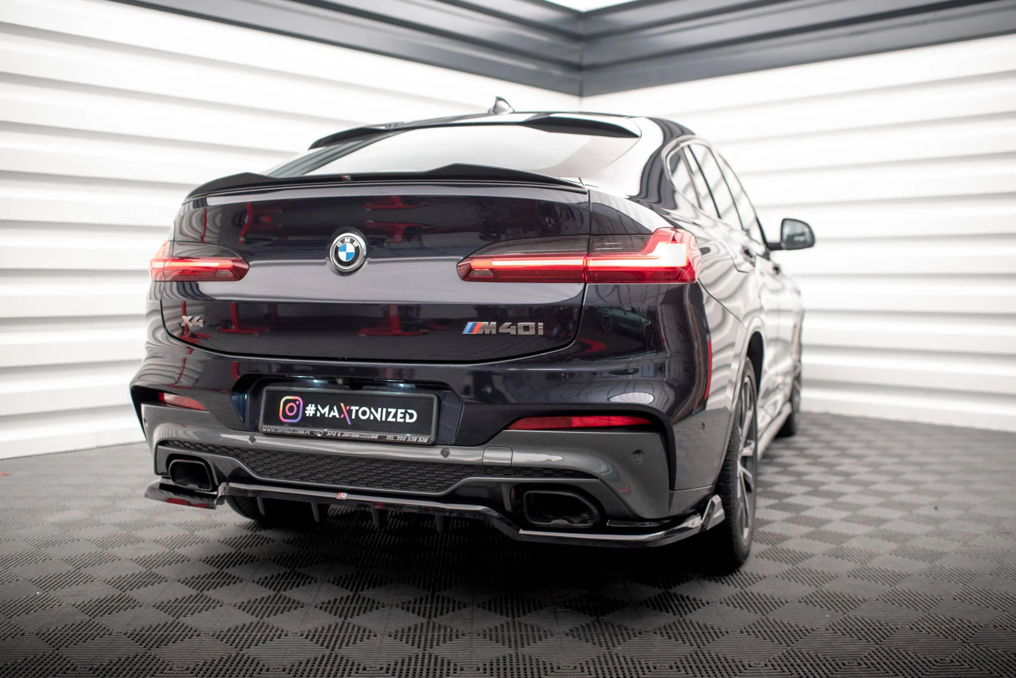 SPOILER CAP Bottom 3D BMW X4 M-PACK G02 / X4 M F98 - Image 3