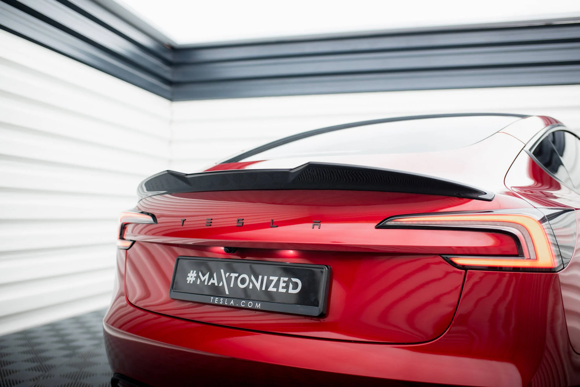SPOILER CAP 3D TESLA MODEL 3 - Image 3