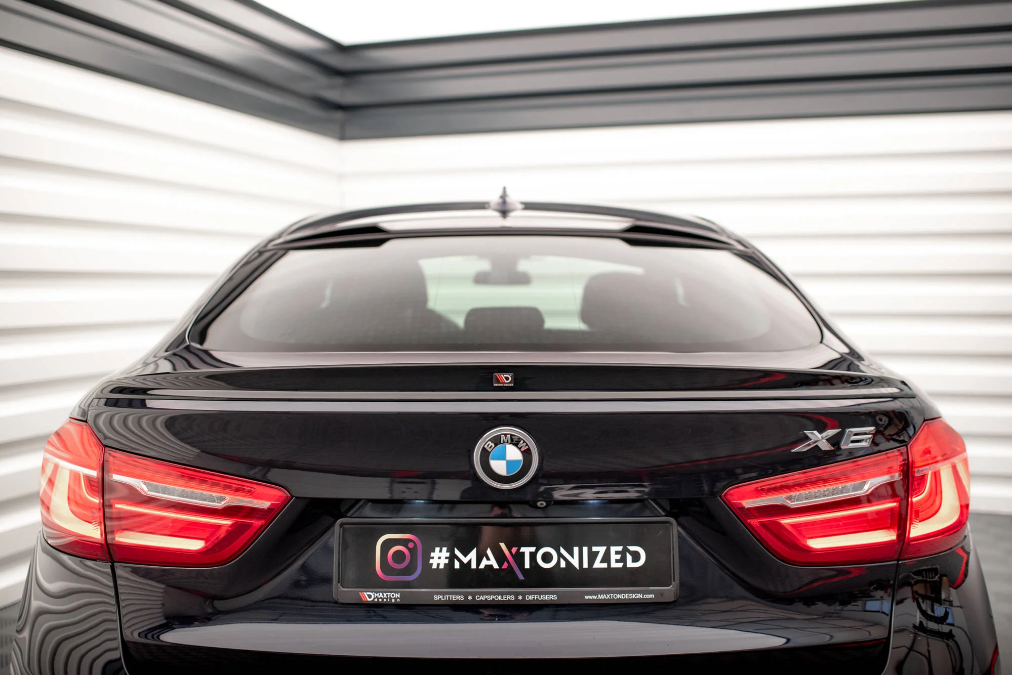 SPOILER CAP (3D) V.2 BMW X6 M-PACK F16 - Image 7