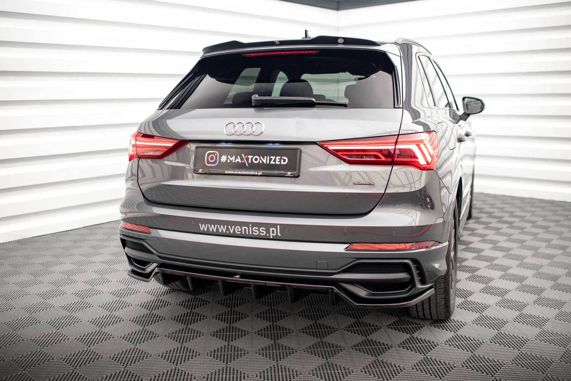 SPOILER CAP AUDI Q3 S-LINE F3 - Image 3