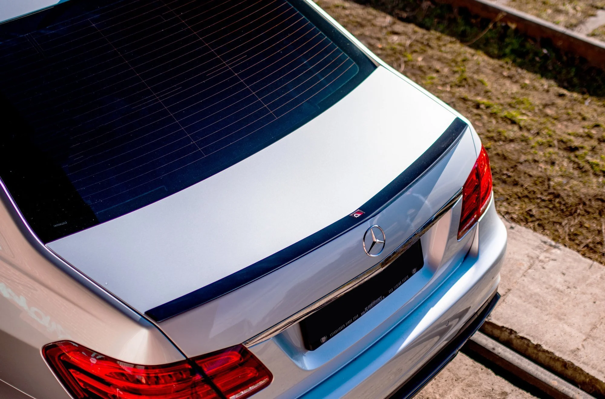 SPOILER CAP MERCEDES-BENZ E63 AMG SEDAN W212 FACELIFT - Image 2