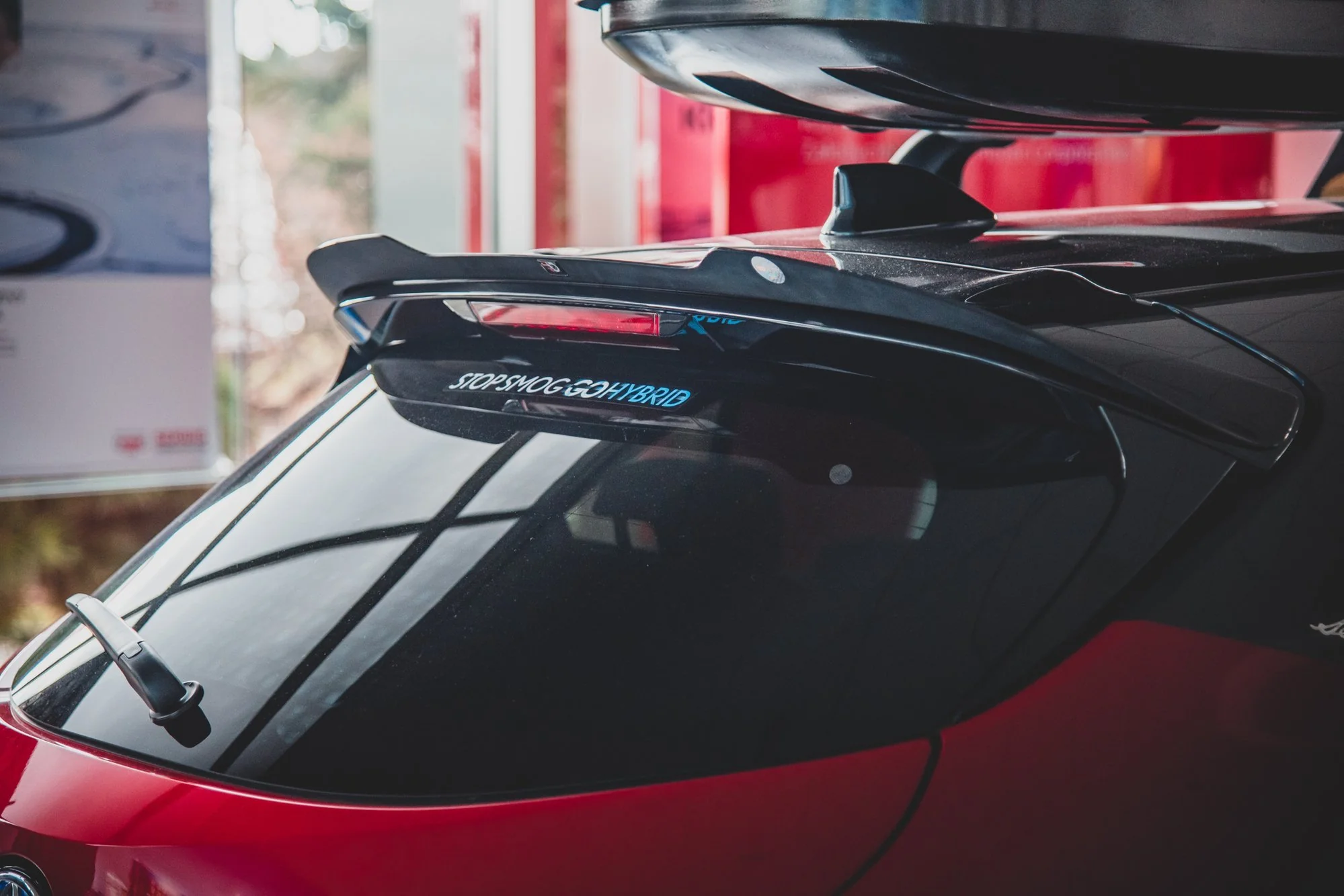 SPOILER EXTENSION CAP TOYOTA COROLLA HATCHBACK MK12 - Image 2