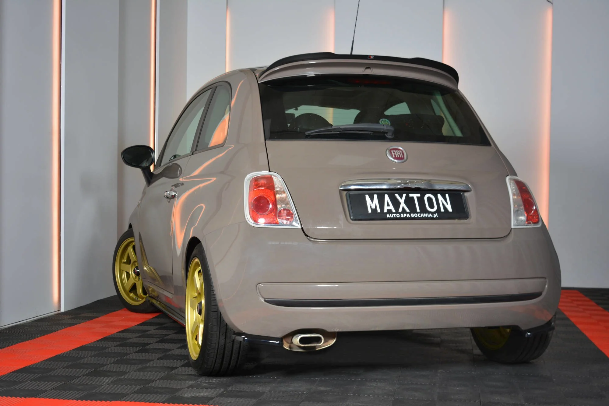 SPOILER EXTENSION FIAT 500 HATCHBACK SPORT PREFACE - Image 5