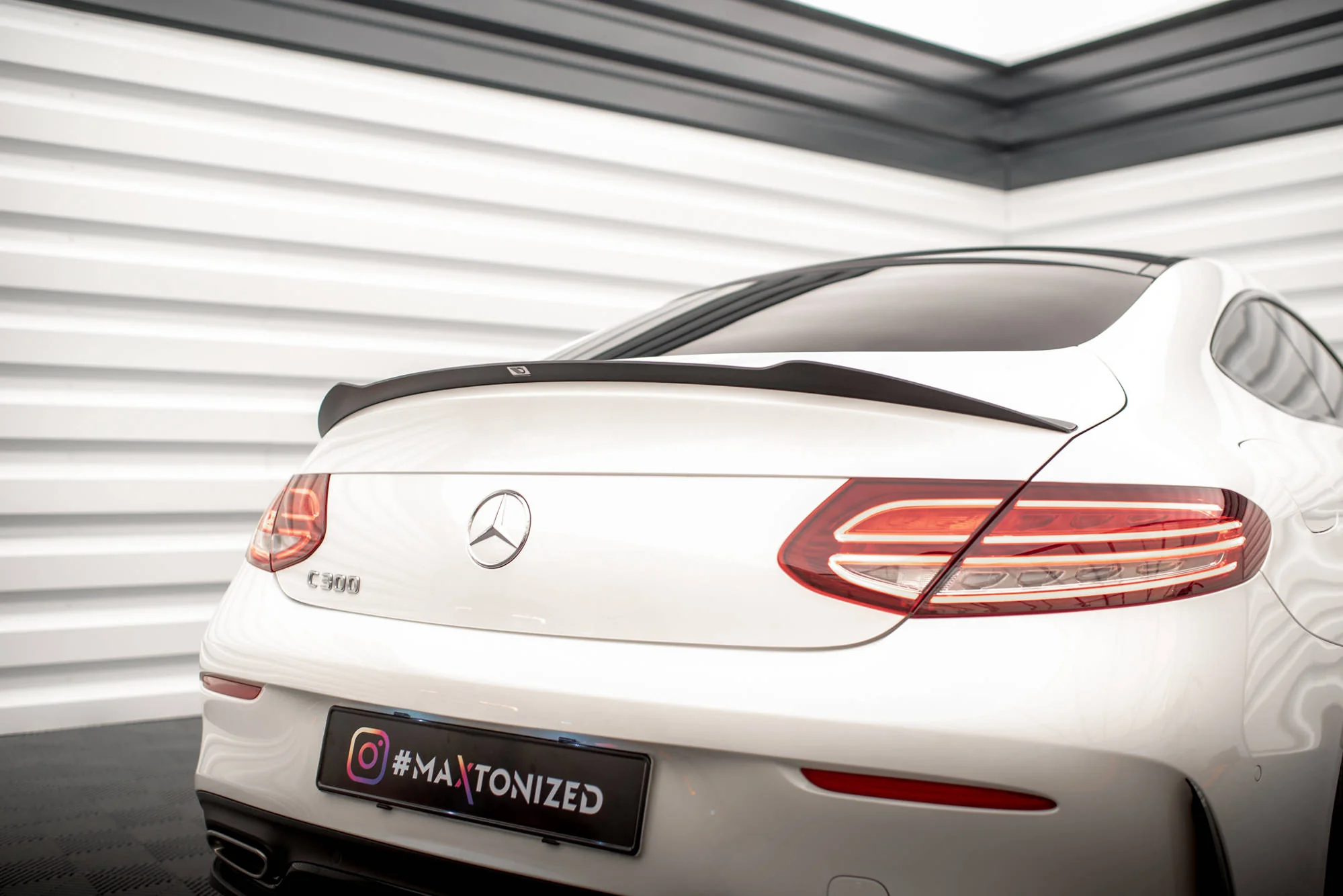 SPOILER EXTENSION MERCEDES- BENZ C-CLASS W205 COUPE AMG-LINE - Image 6