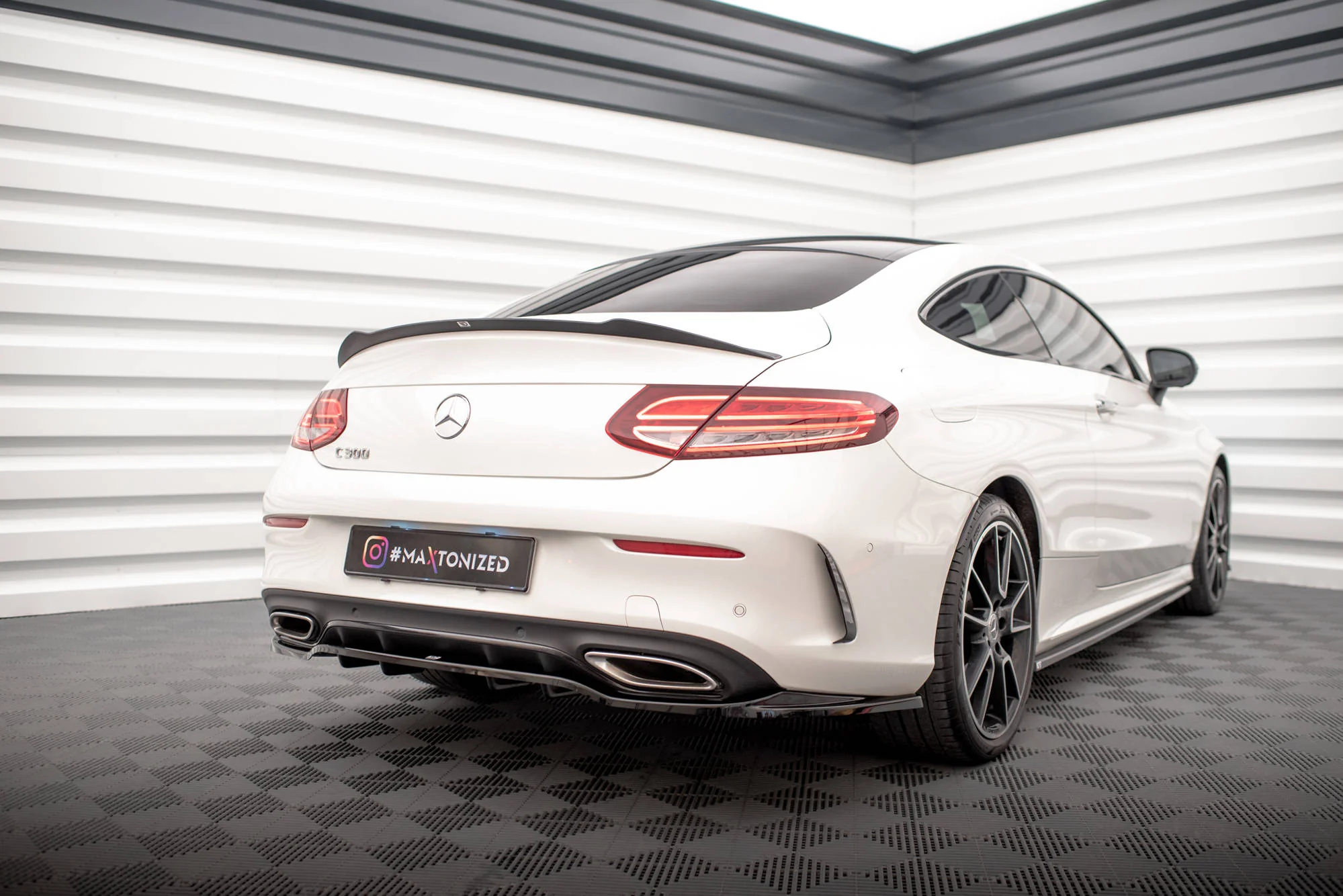SPOILER EXTENSION MERCEDES- BENZ C-CLASS W205 COUPE AMG-LINE - Image 7