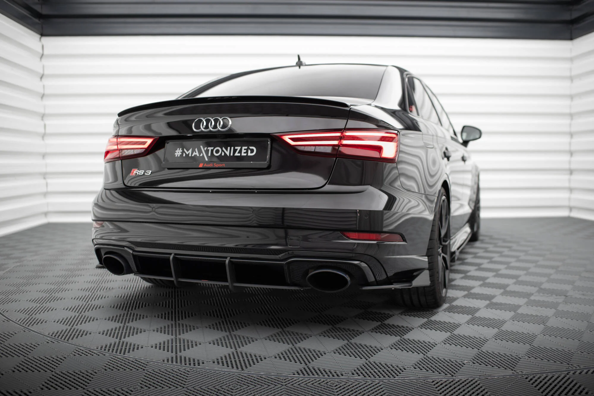 STREET PRO REAR DIFFUSER AUDI RS3 SEDAN 8V FACELIFT - Image 2