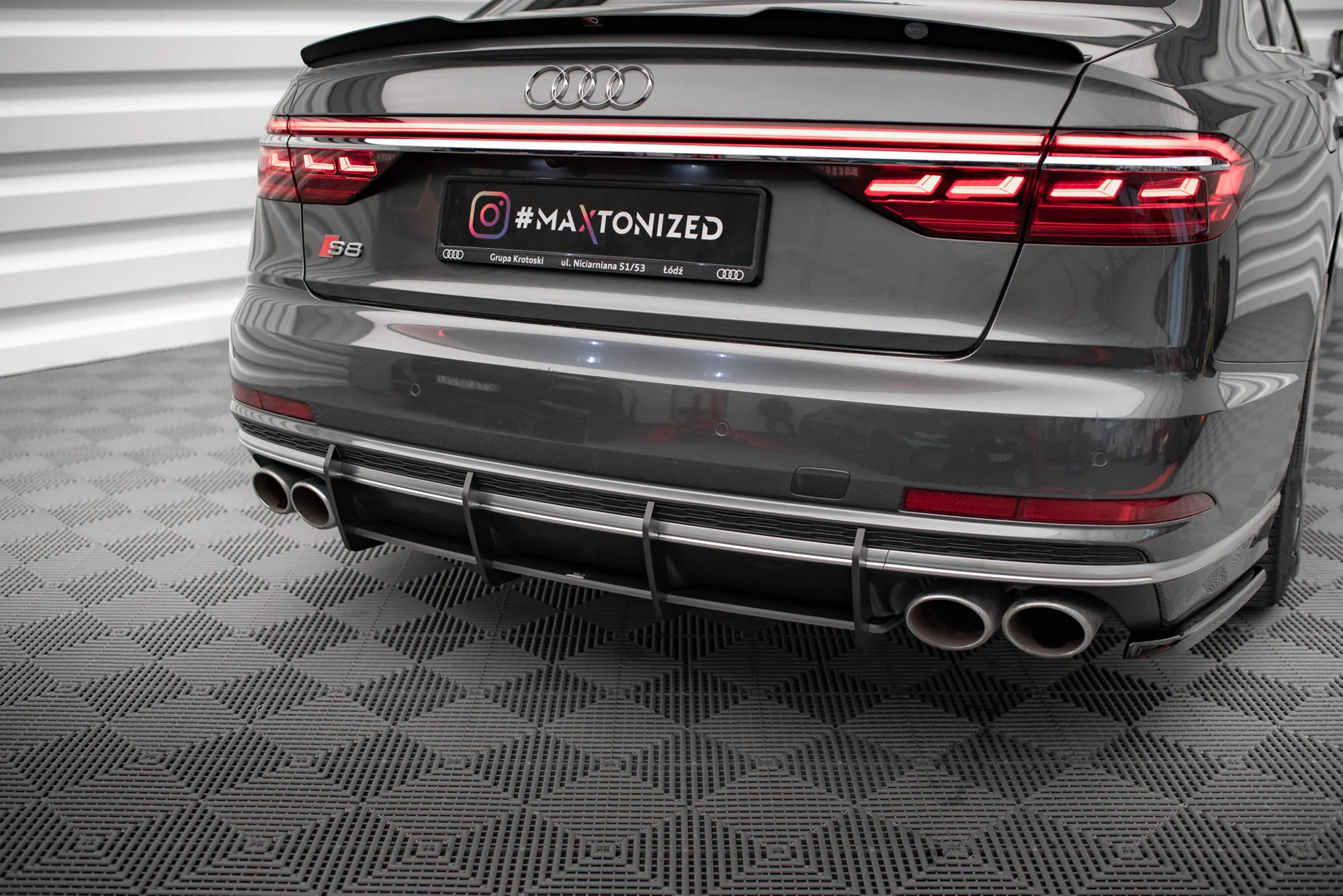 STREET PRO REAR DIFFUSER AUDI S8 D5 - Image 4