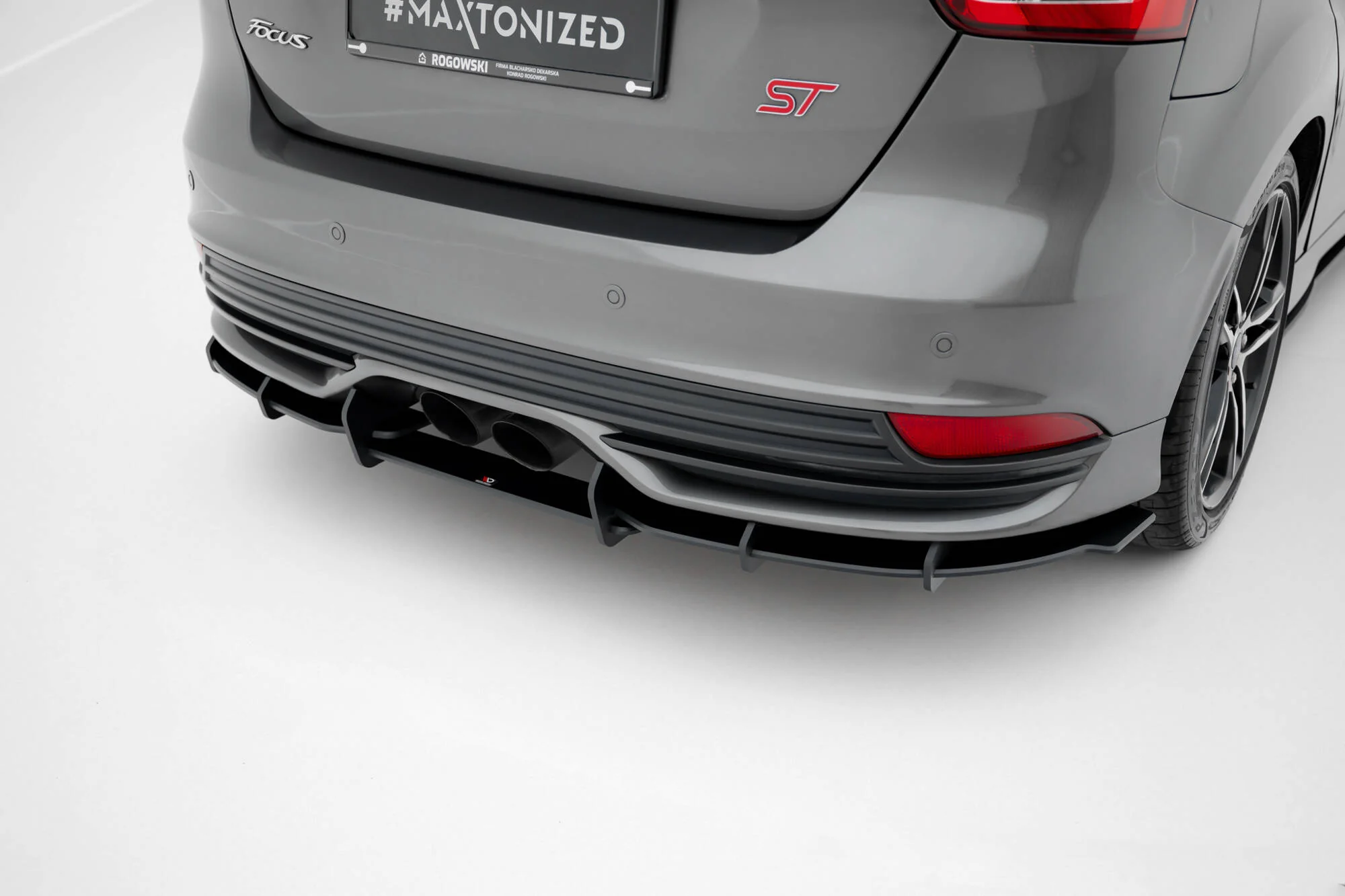 Street Pro Rear Diffuser Ford Focus ST Mk3 Facelift - Image 2