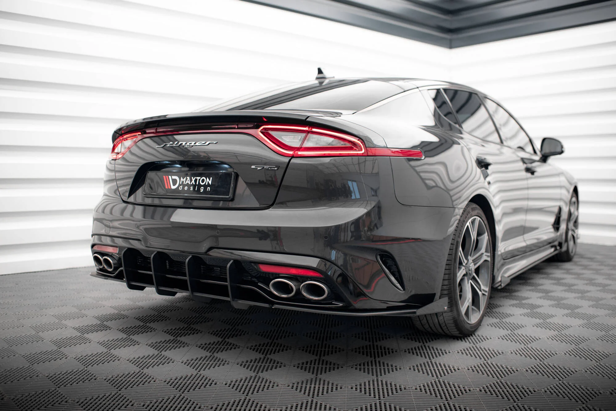 STREET PRO REAR DIFFUSER KIA STINGER GT-LINE MK1 - Image 3