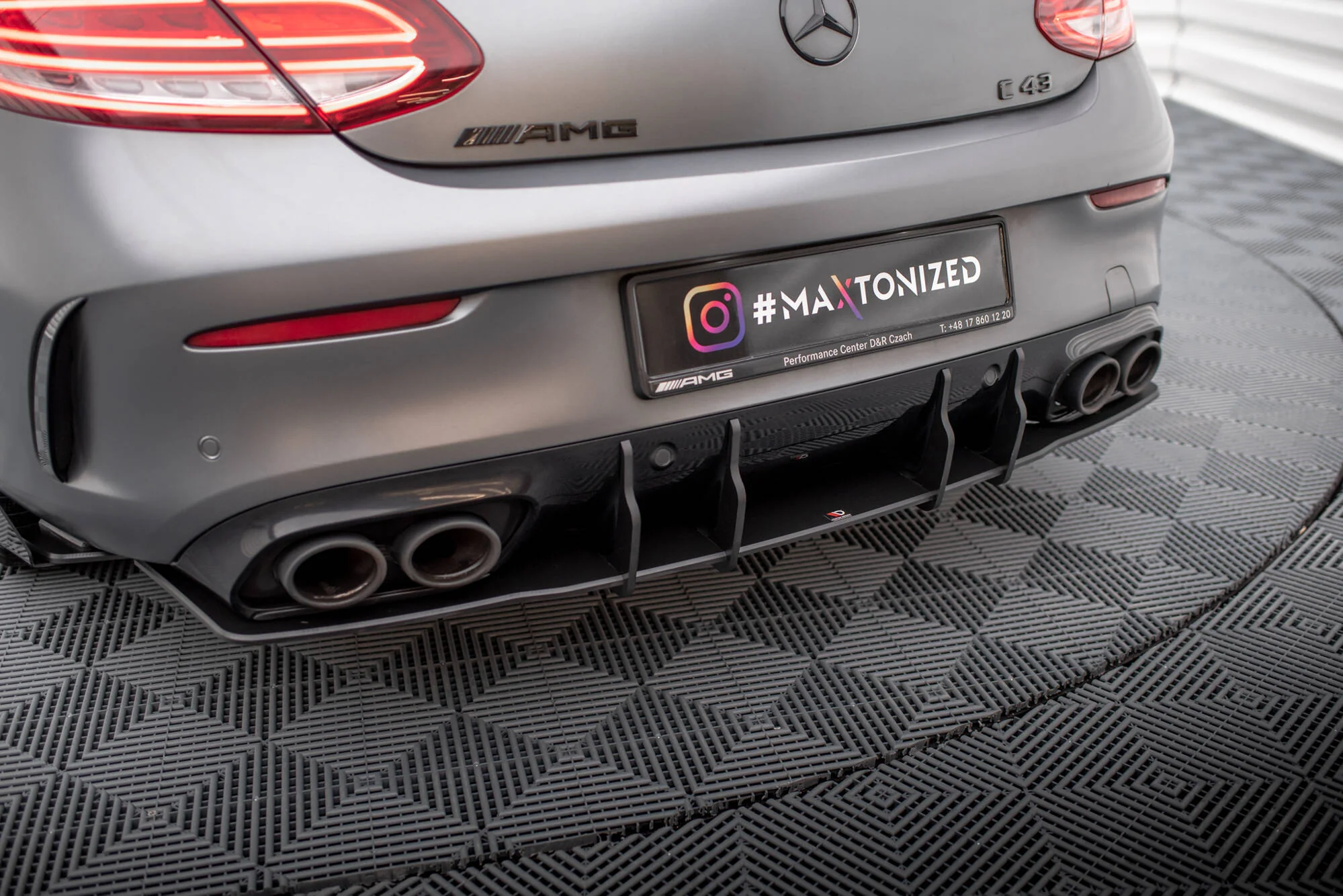 STREET PRO REAR DIFFUSER MERCEDES-AMG C43 COUPE C205 FACELIFT - Image 3