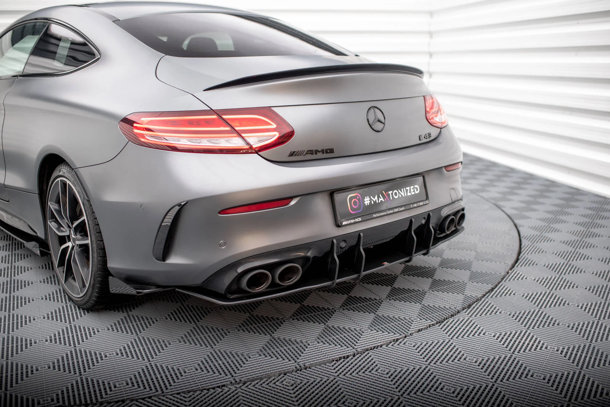 STREET PRO REAR DIFFUSER MERCEDES-AMG C43 COUPE C205 FACELIFT - Image 4