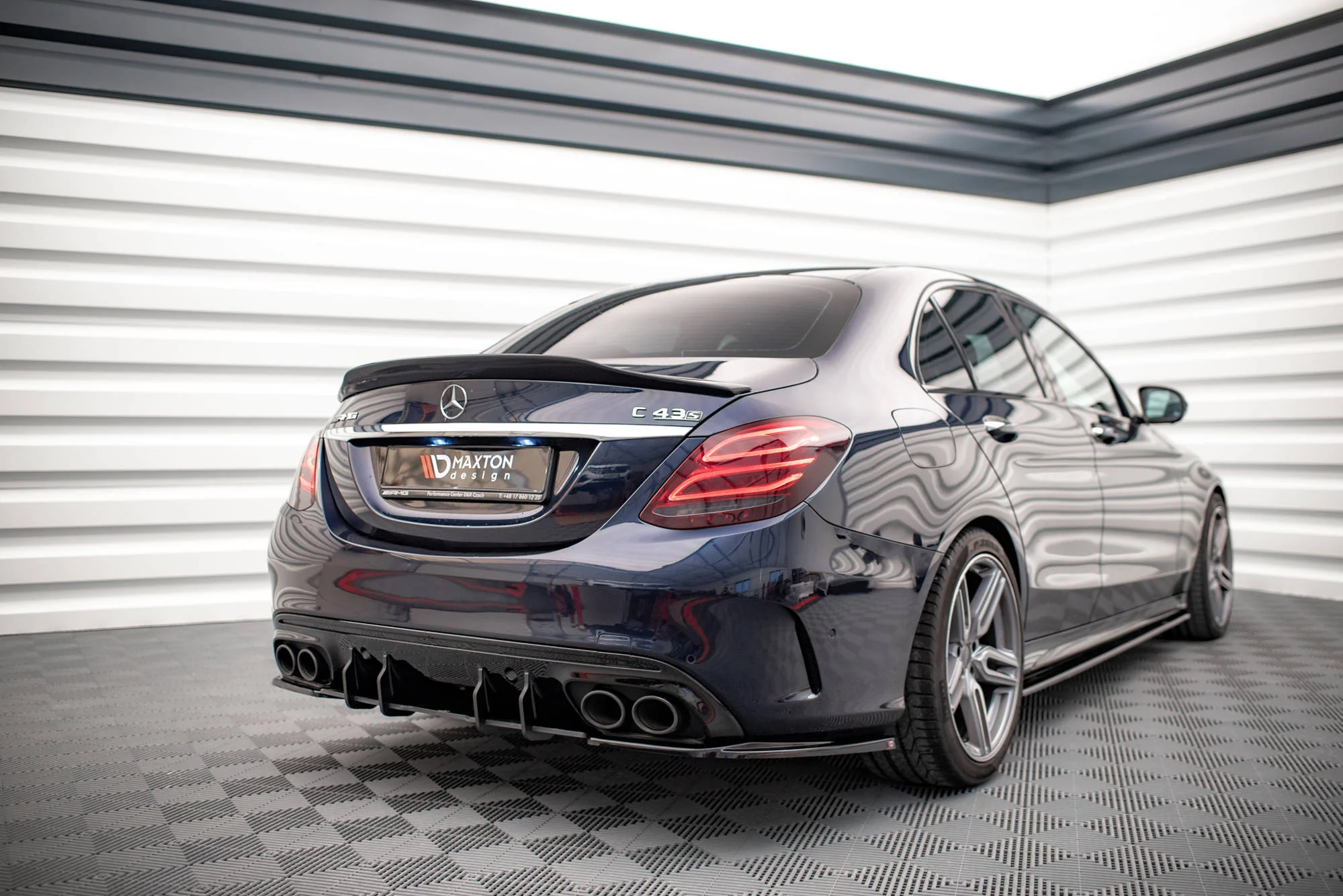 STREET PRO REAR DIFFUSER MERCEDES-BENZ C 43 SEDAN W205 FACELIFT