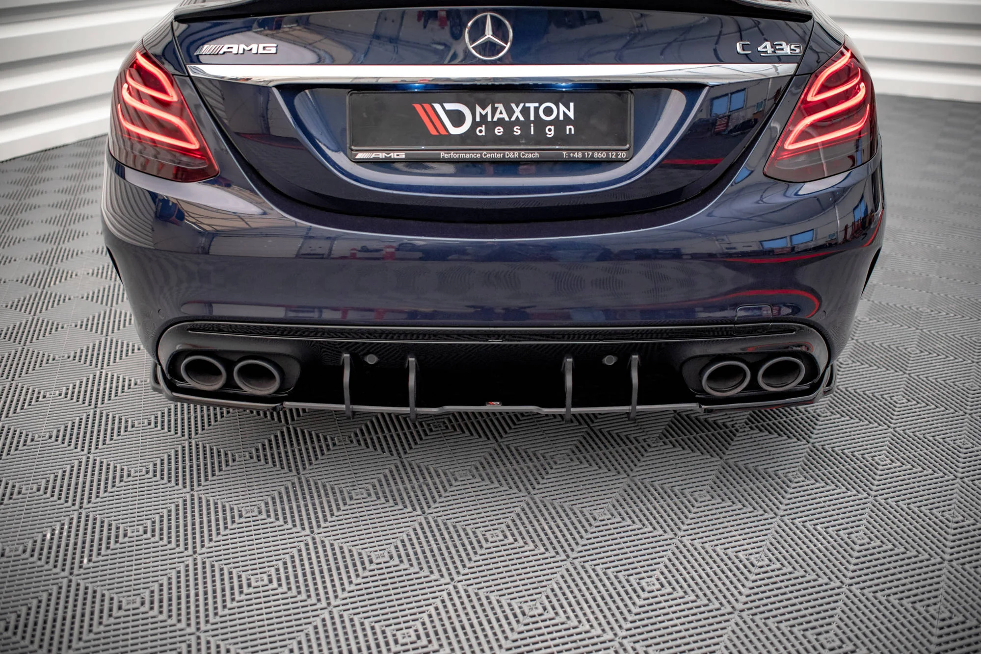 STREET PRO REAR DIFFUSER MERCEDES-BENZ C 43 SEDAN W205 FACELIFT - Image 2