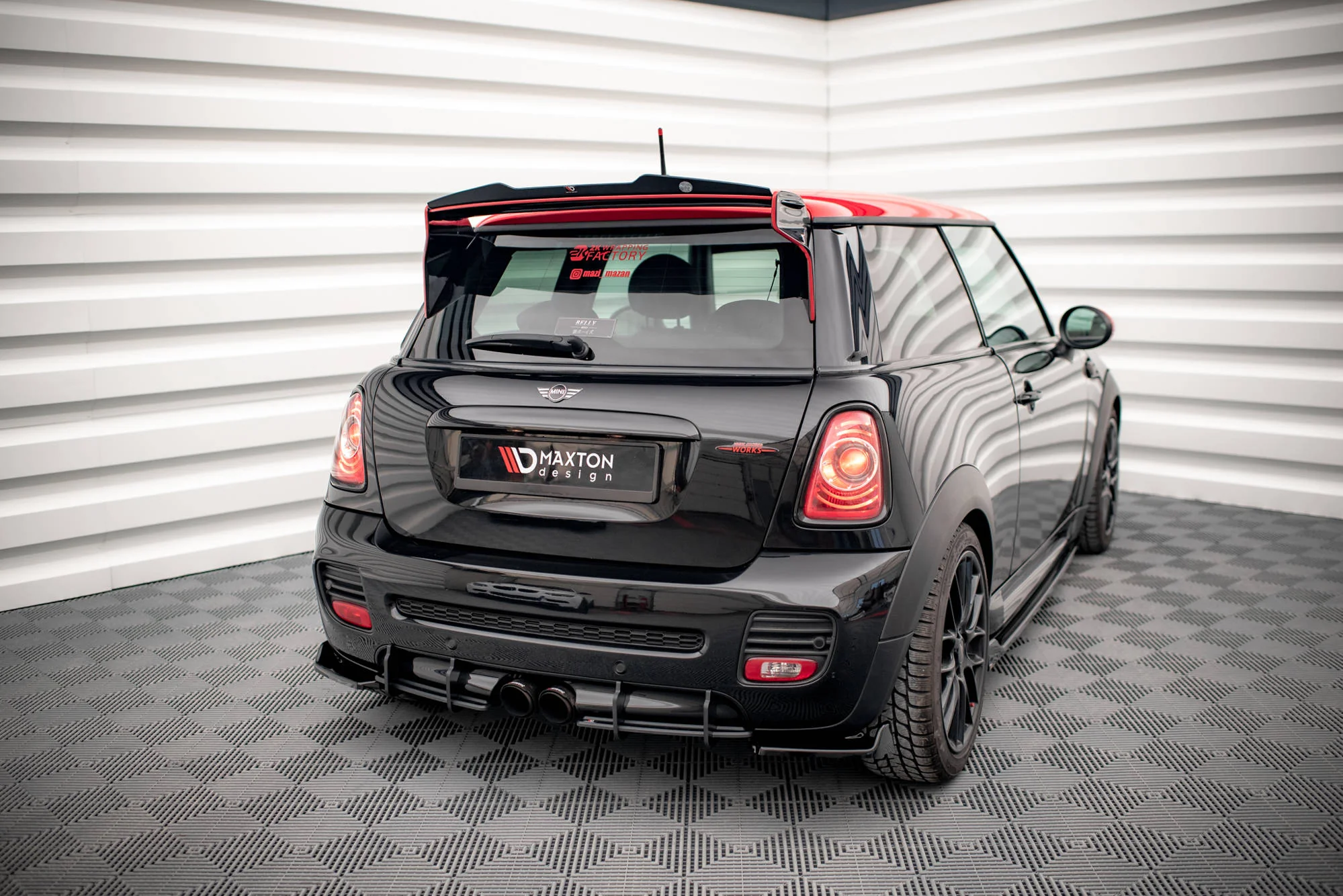 STREET PRO REAR DIFFUSER MINI COOPER JOHN COOPER WORKS R56