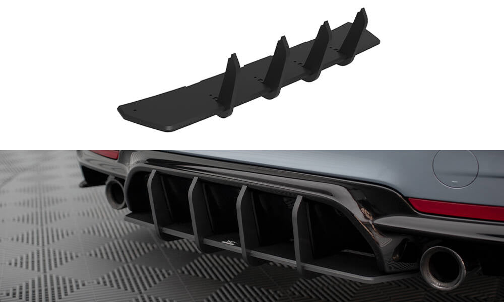 Street Pro Rear Diffuser V.1 BMW 435 Coupe M-Pack F32 (set for Maxton valance only)