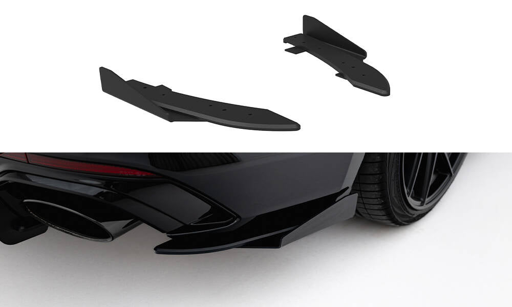 Street Pro Rear Side Splitters + Flaps Audi RS5 Sportback / Coupe F5