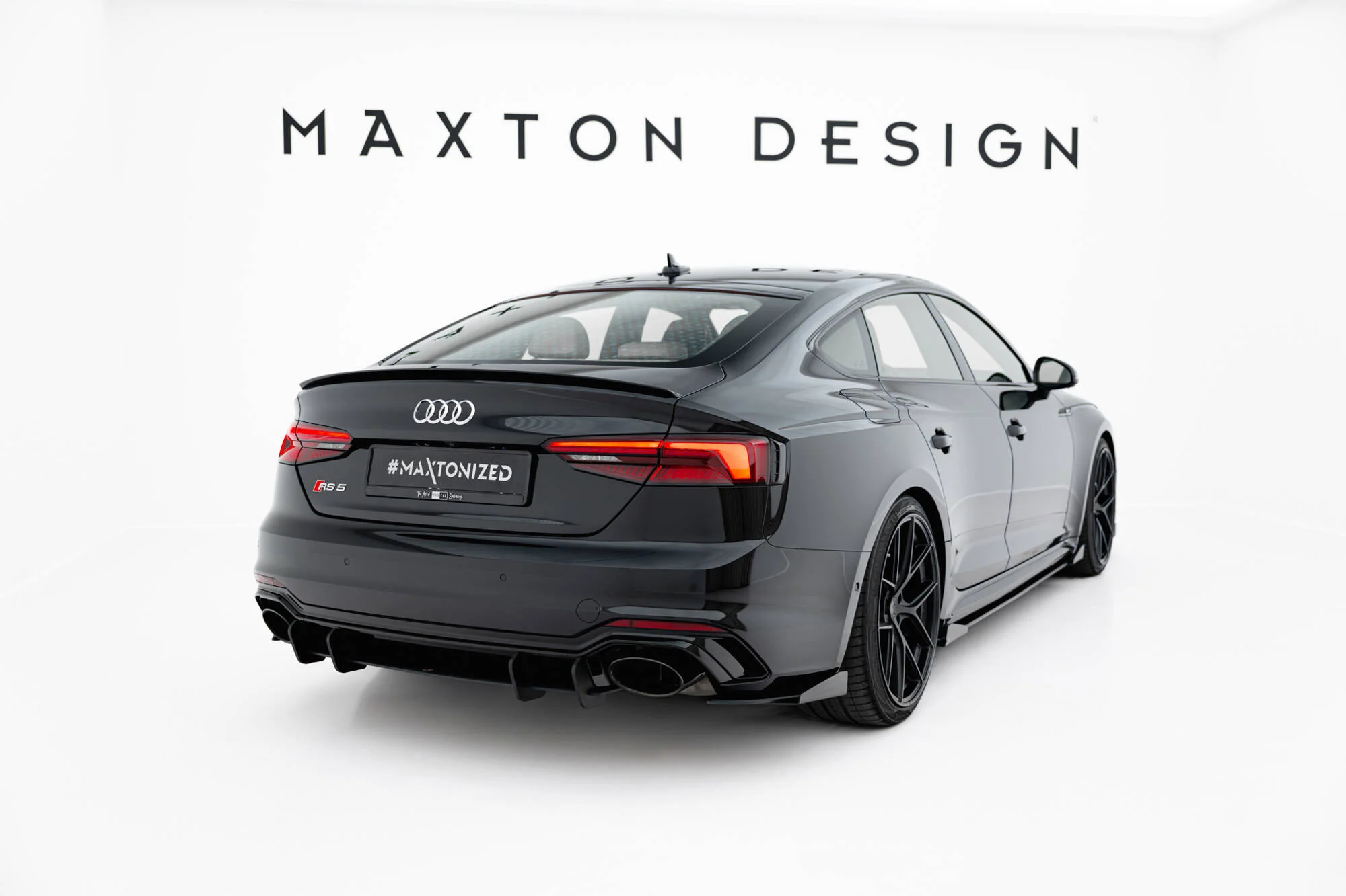 Street Pro Rear Side Splitters + Flaps Audi RS5 Sportback / Coupe F5 - Image 2