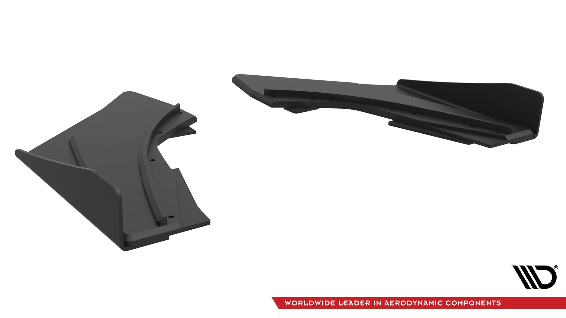 Street Pro Rear Side Splitters + Flaps Audi S3 Sedan 8V - Image 5