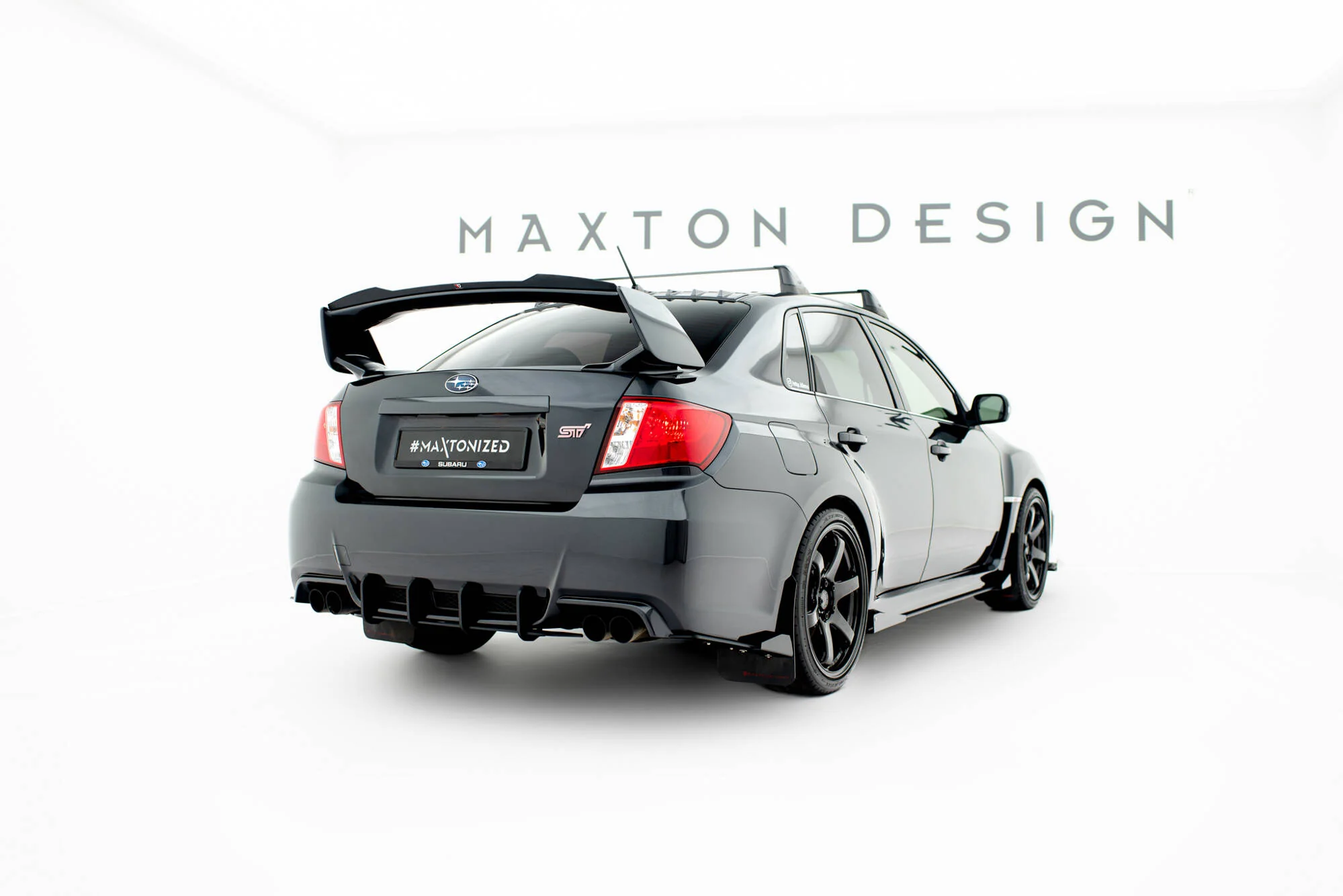 Street Pro Rear Side Splitters + Flaps Subaru Impreza WRX STI Mk3 Facelift - Image 2
