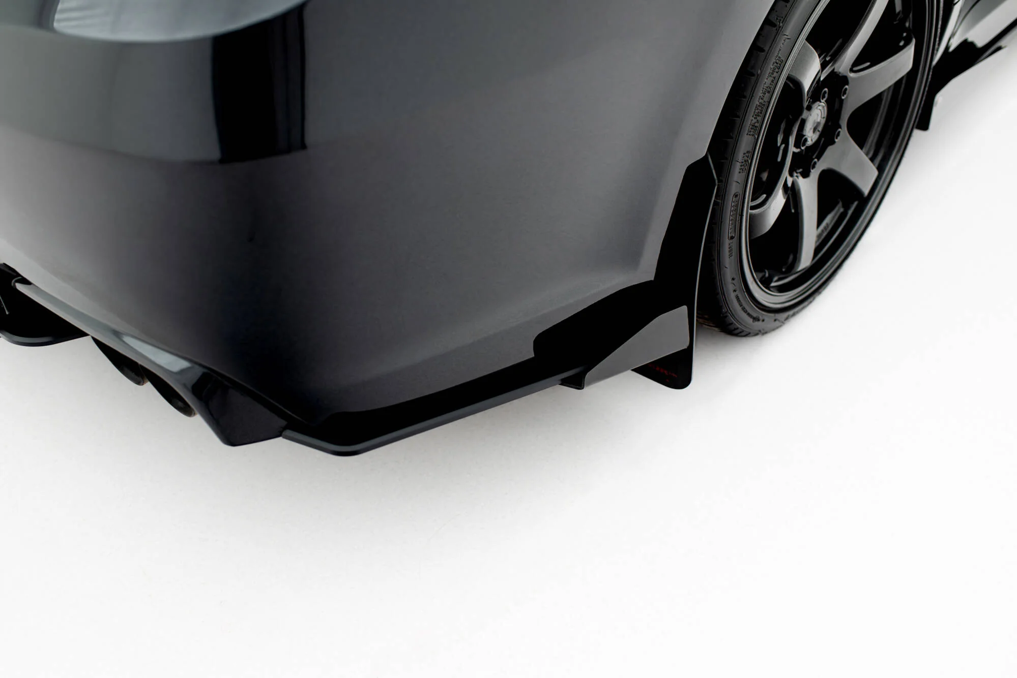 Street Pro Rear Side Splitters + Flaps Subaru Impreza WRX STI Mk3 Facelift - Image 3