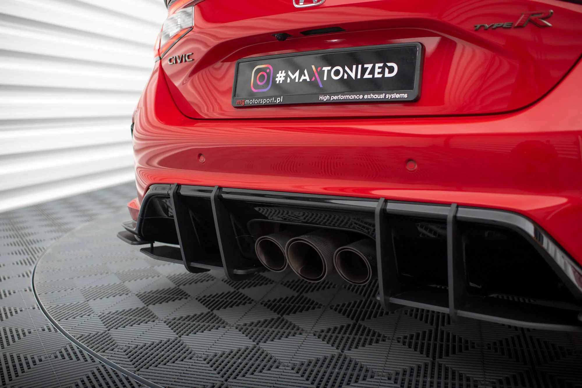 STREET PRO REAR SIDE SPLITTERS HONDA CIVIC TYPE-R MK 11 - Image 5