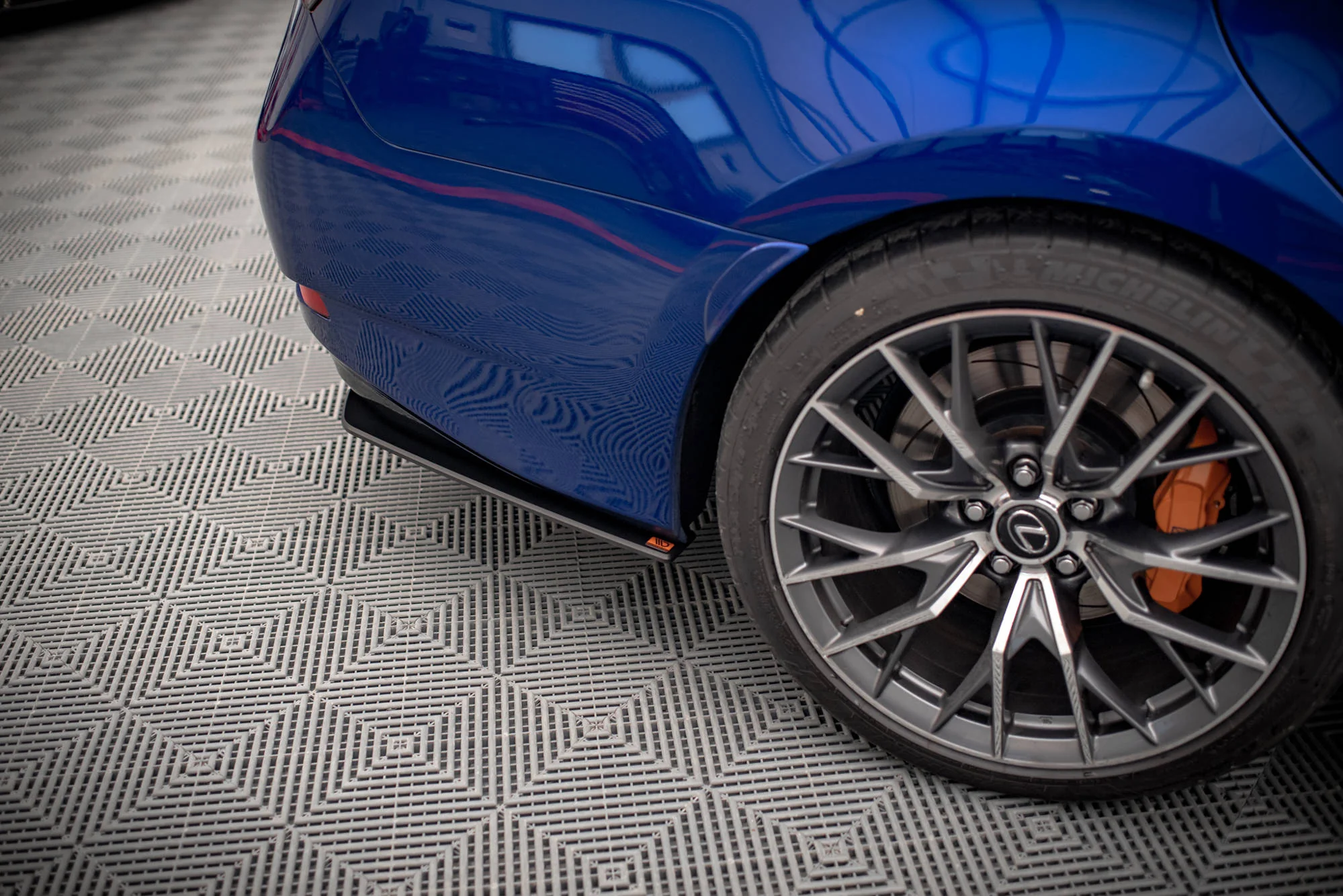 Street Pro Rear Side Splitters Lexus GS F Mk4 Facelift - Image 4