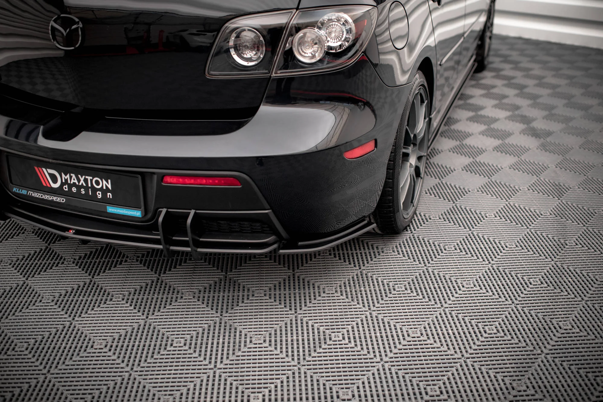 Street Pro Rear Side Splitters Mazda 3 MPS Mk1 US-Spec Version - Image 2
