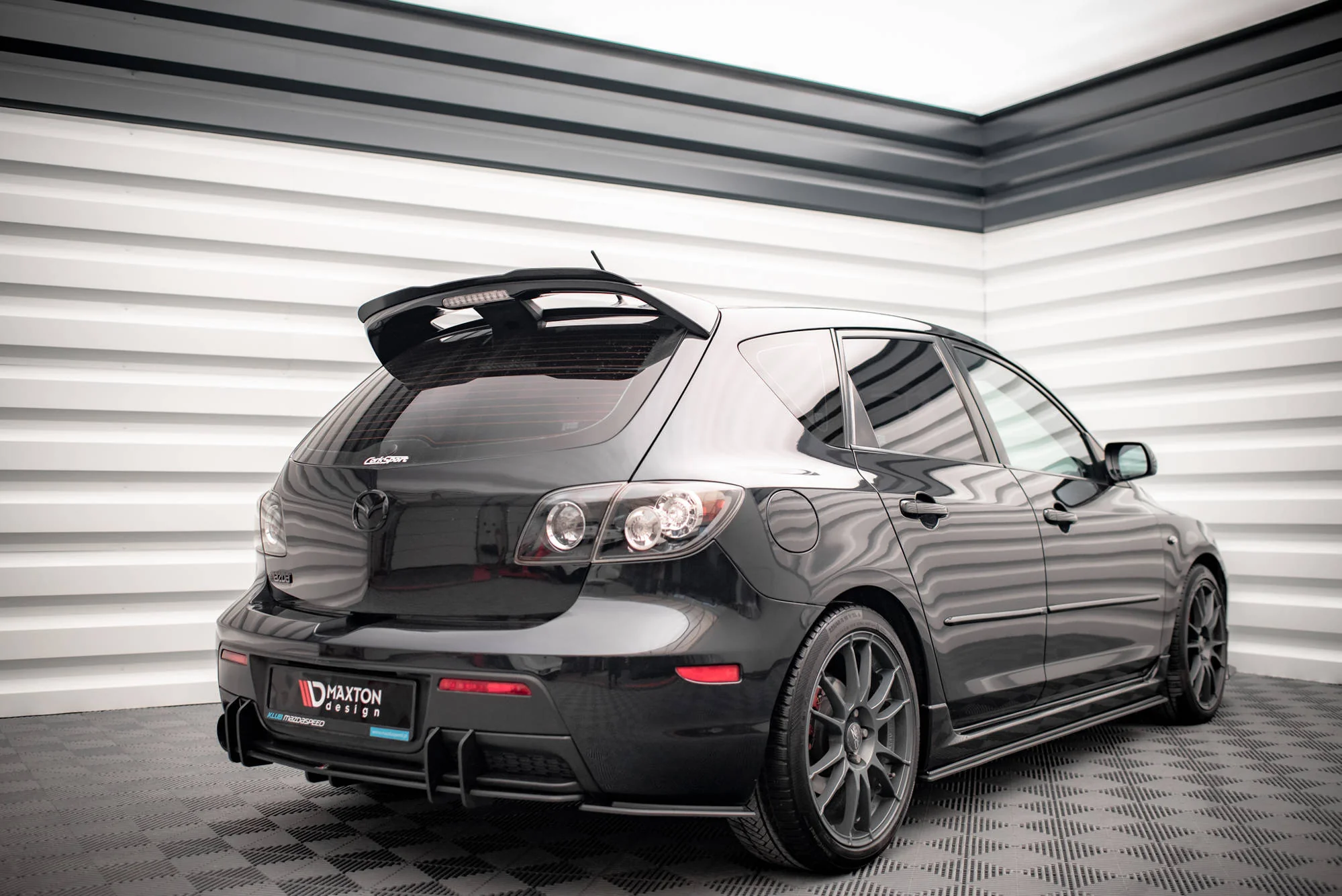 Street Pro Rear Side Splitters Mazda 3 MPS Mk1 US-Spec Version - Image 4