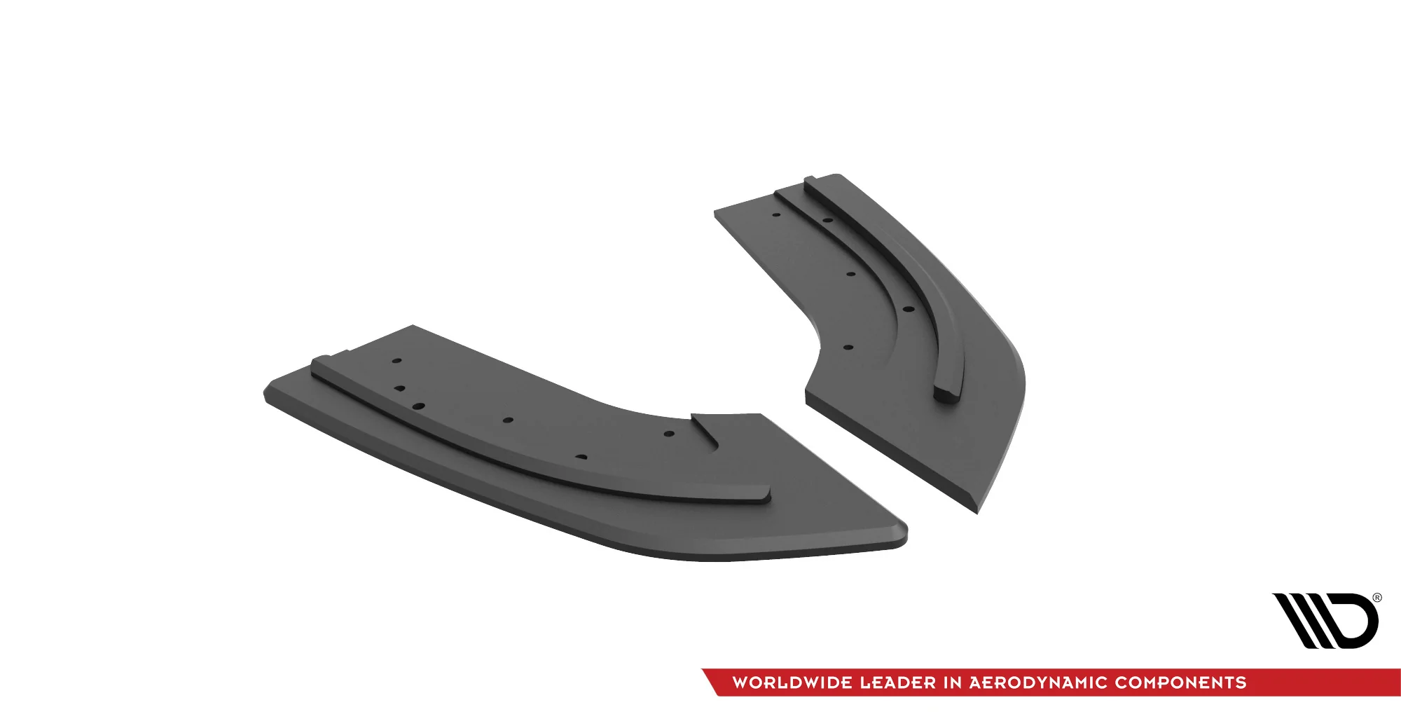 Street Pro Rear Side Splitters Mazda 3 MPS Mk1 US-Spec Version - Image 5