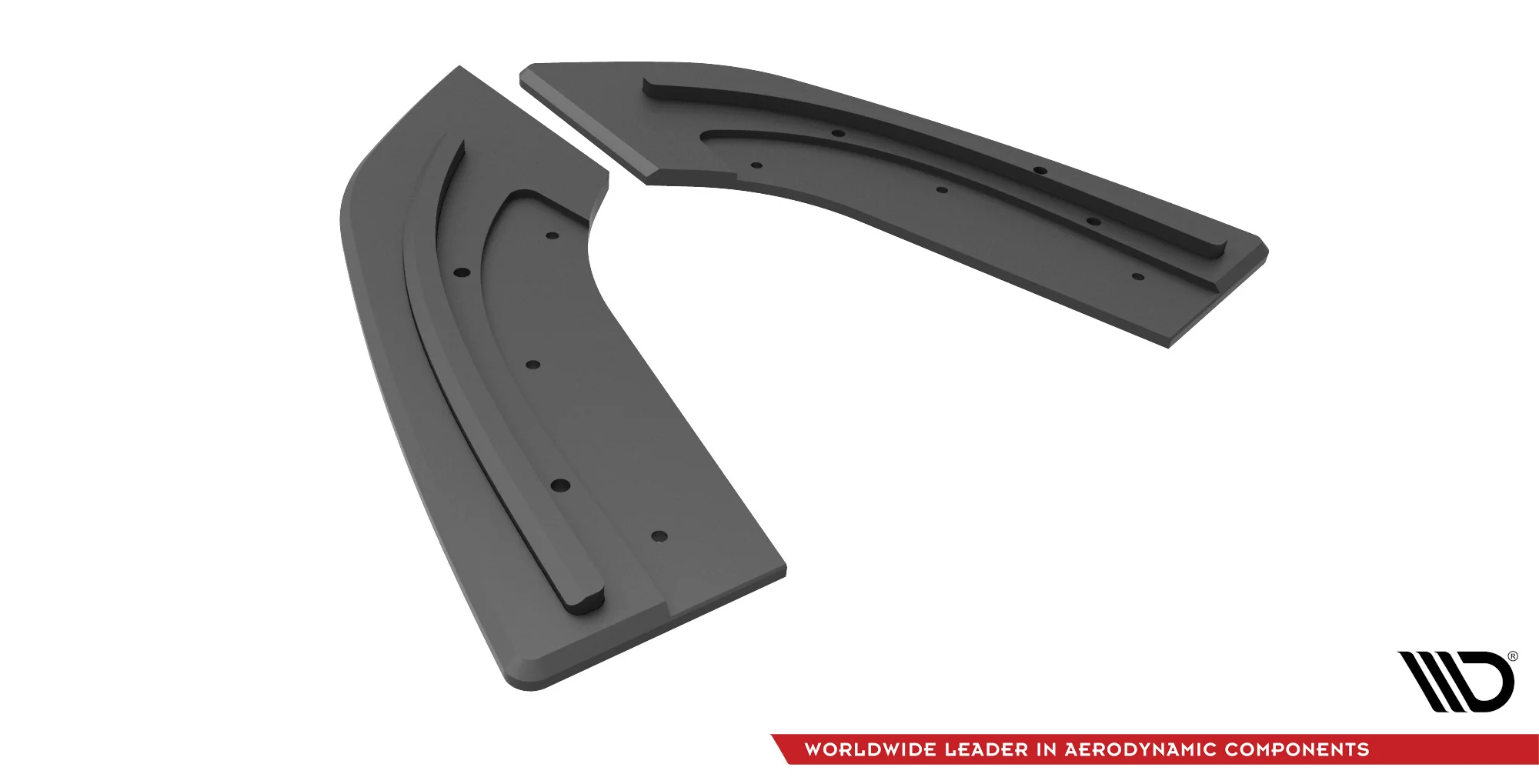 Street Pro Rear Side Splitters Mazda 3 MPS Mk1 US-Spec Version - Image 6