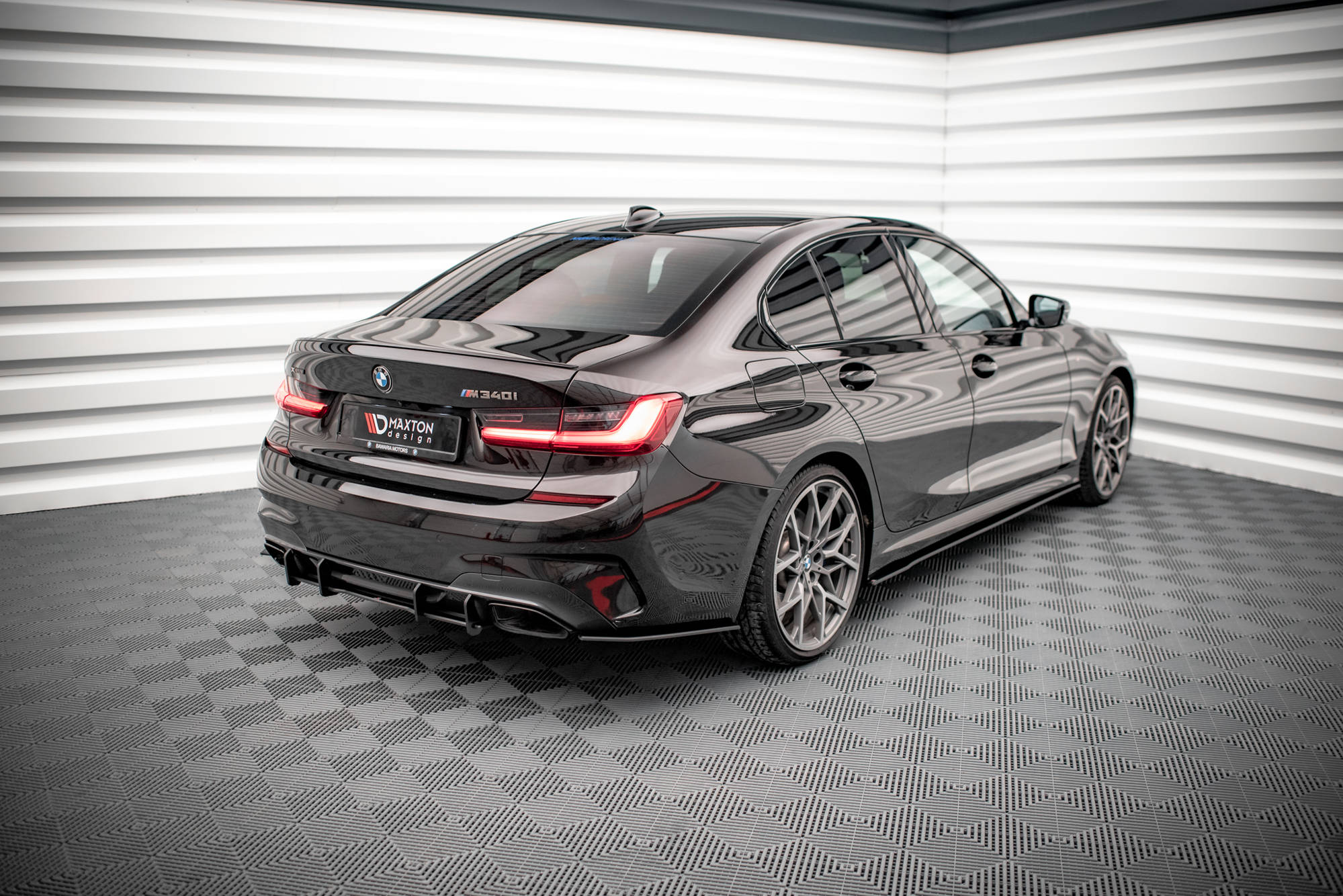 STREET PRO REAR SIDE SPLITTERS V.1 BMW 3 M-PACK G20 / G21 (M340i) - Image 3