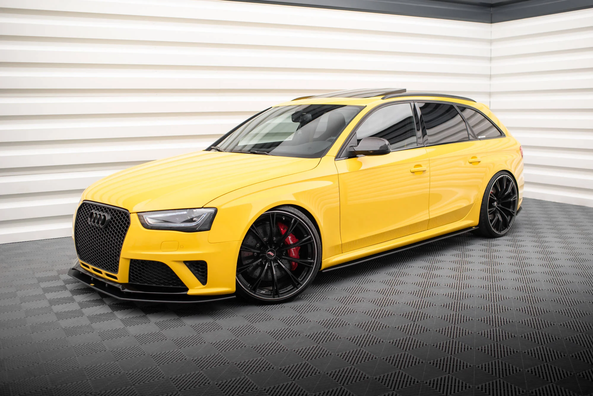 STREET PRO SIDE SKIRTS DIFFUSERS AUDI RS4 B8 - Image 2