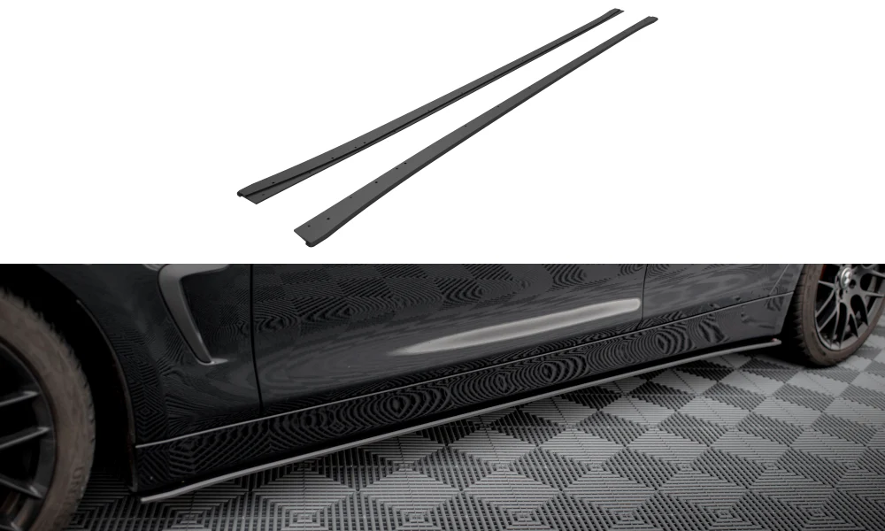 STREET PRO SIDE SKIRTS DIFFUSERS BMW 4 GRAN COUPE F36