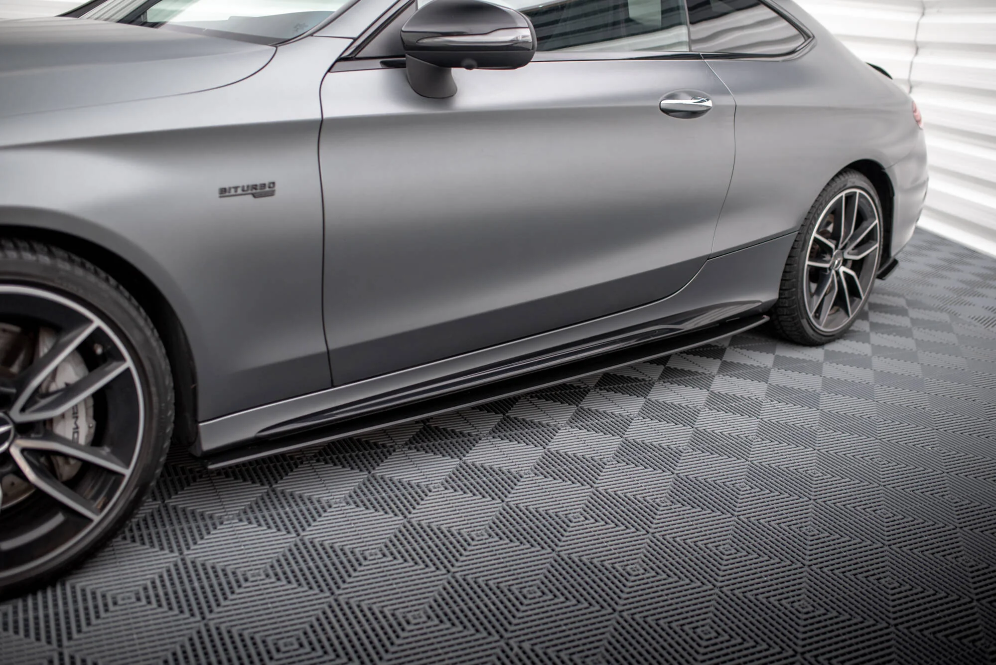STREET PRO SIDE SKIRTS DIFFUSERS MERCEDES-AMG C43 COUPE C205 FACELIFT - Image 3