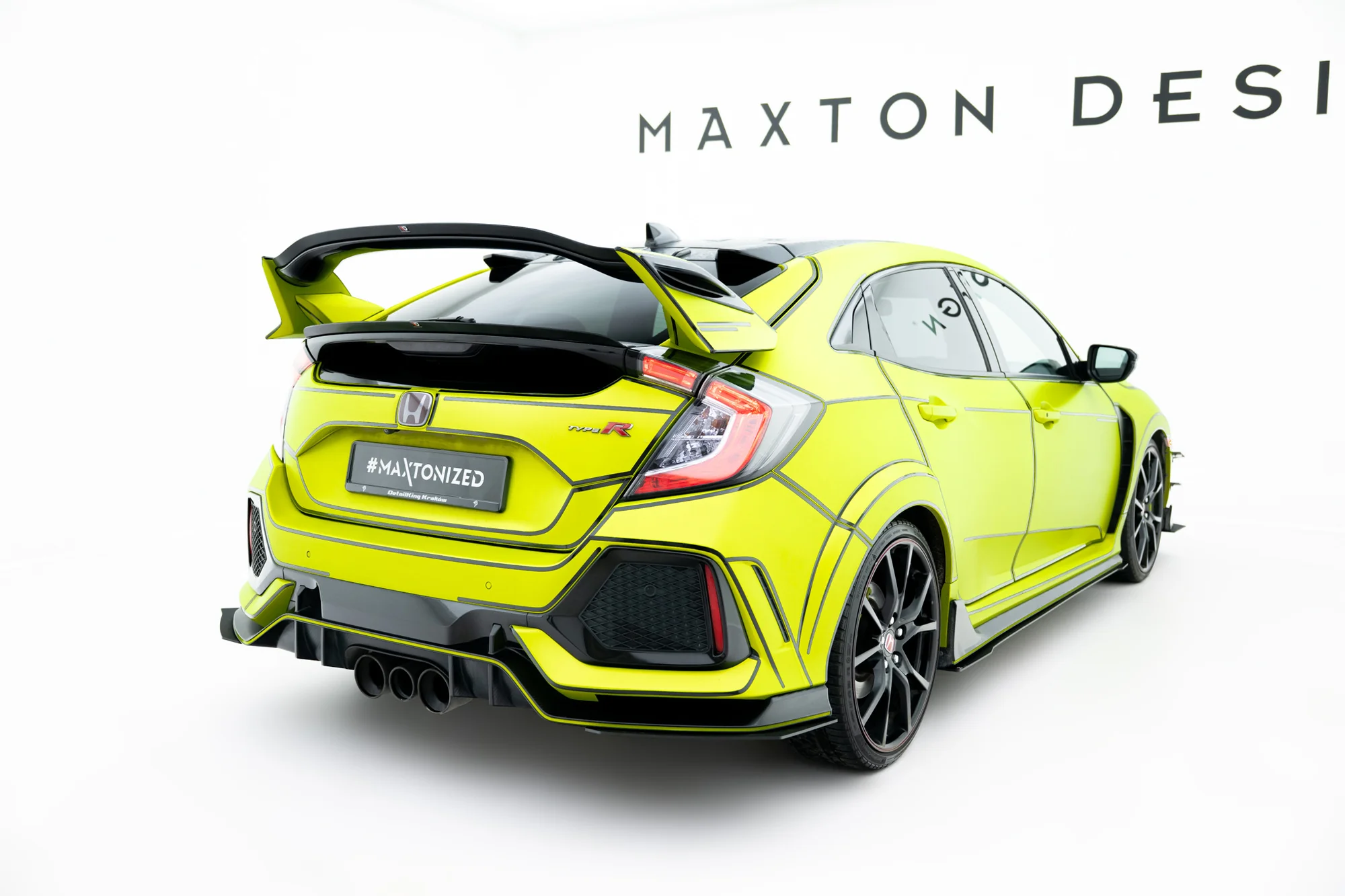 Upper Spoiler Cap V.1 Honda Civic Type-R Mk10 / Mk10 Facelift - Image 2